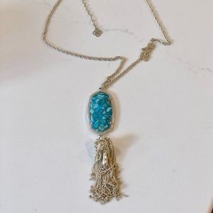 Kendra Scott Rayne Gold Long Pendant Necklace